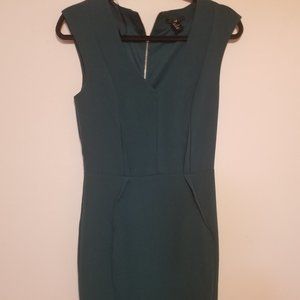 H&M Dark Green Cocktail Dress - Size 8